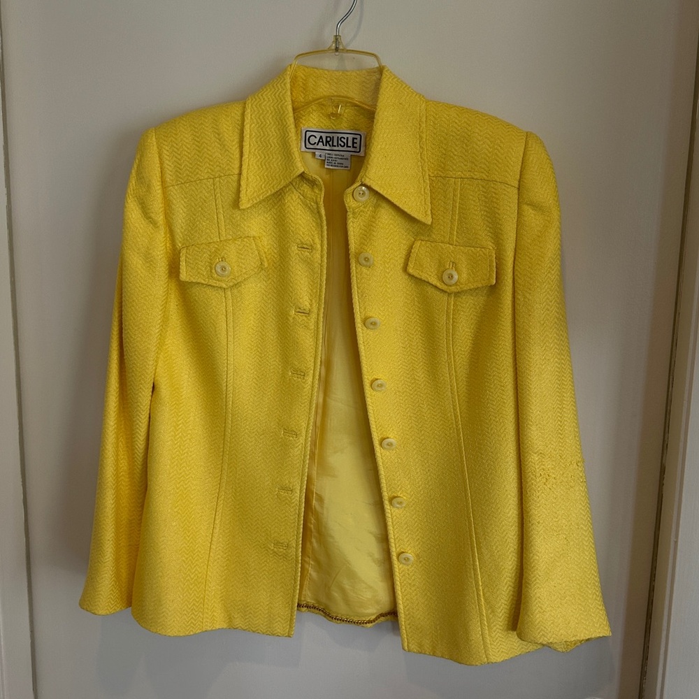 Carlisle Women's Vibrant Yellow Blazer